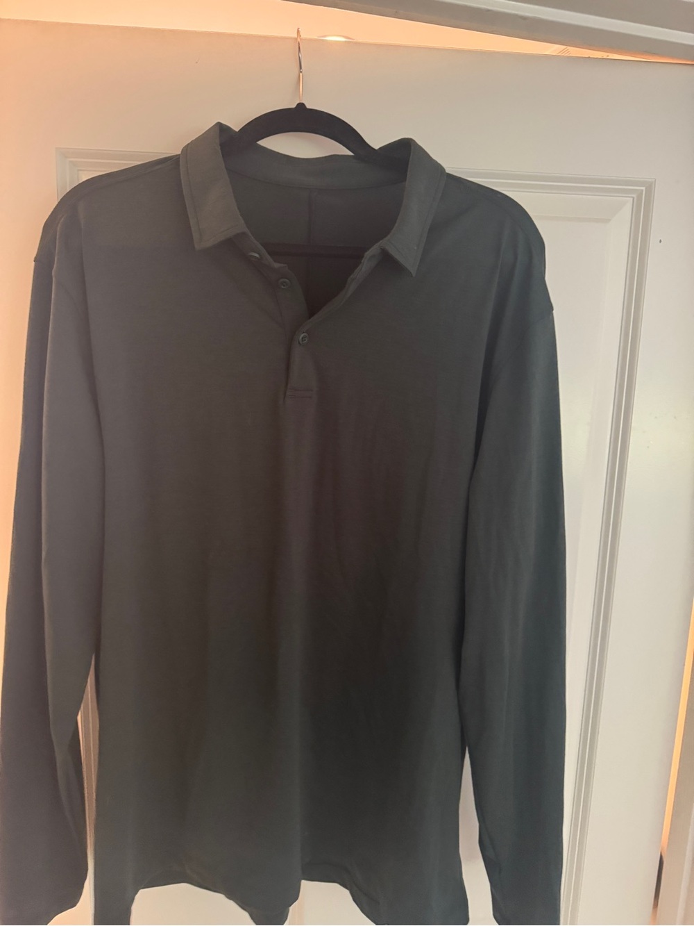 Lululemon Men's XL Long-Sleeve Polo Shirt
